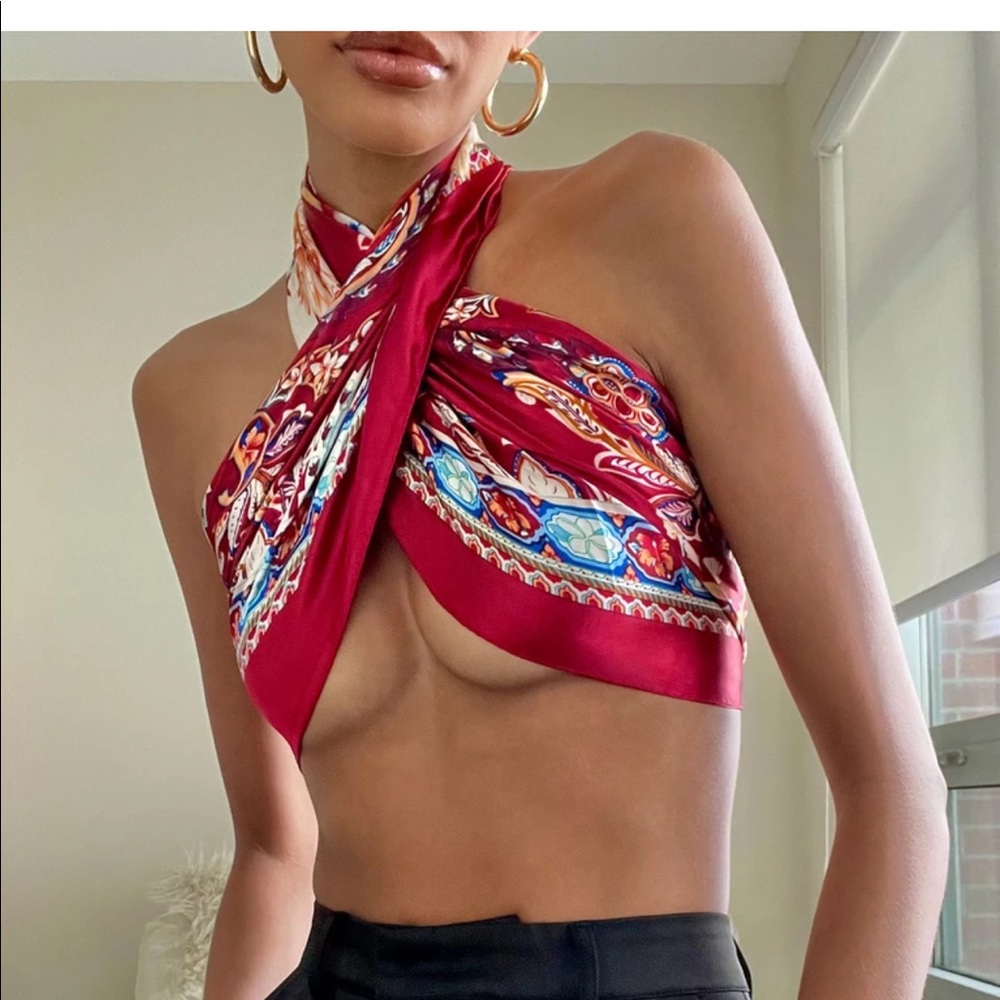 PRINCESS POLLY scarf top